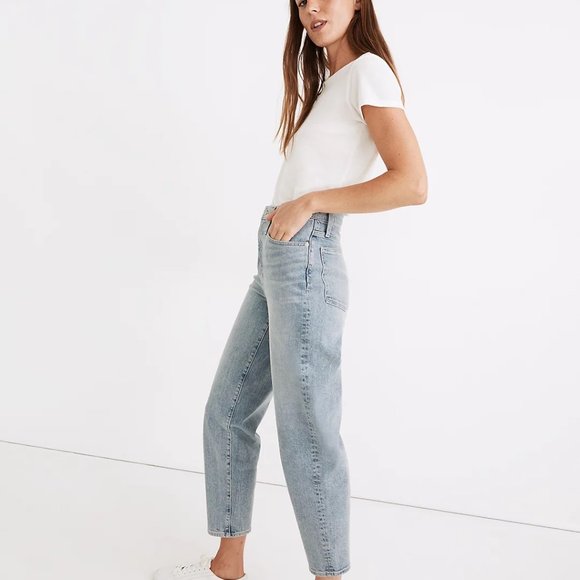 NWOT Madewell Balloon Jeans Size 28 Littlefield Wash - Picture 5 of 7